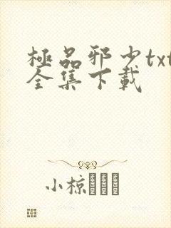 极品邪少txt全集下载