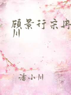 顾景行宋冉肖洛川