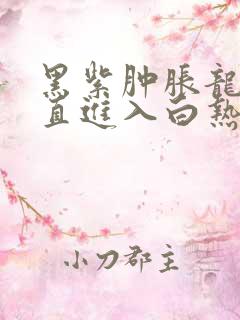 黑紫肿胀龙根直直进入白热