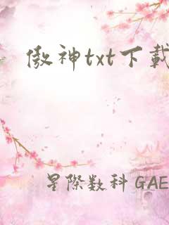 傲神txt下载