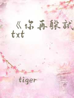 《你再躲试试》txt