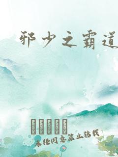 邪少之霸道娇妻