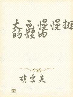 大龟慢慢挺进我的体内