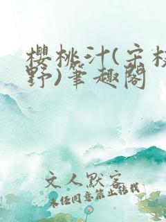 樱桃汁(宋枝江野)笔趣阁