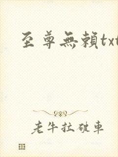 至尊无赖txt
