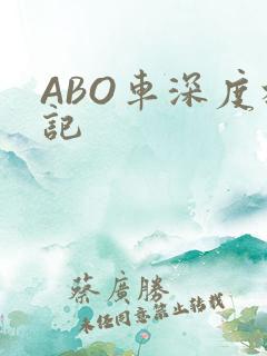 ABO车深度标记