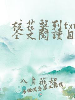 校花系列txt全文阅读目录