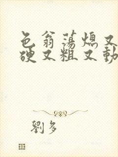 色翁荡熄又大又硬又粗又动态图