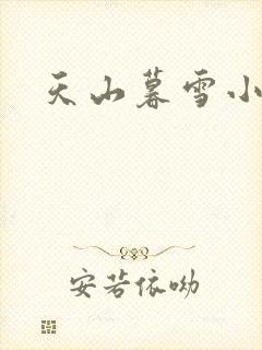 天山暮雪小说