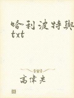 哈利波特与密室txt