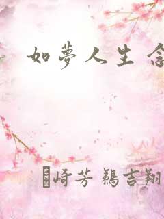 如梦人生 念央