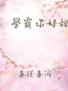 学霸你好甜小说