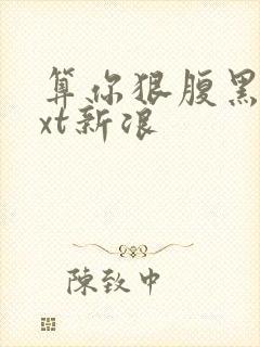 算你狠腹黑男txt新浪