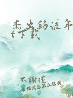 杰出的流年txt下载