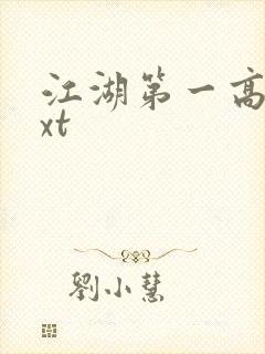 江湖第一高手txt