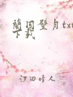 兰因璧月txt下载