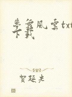 梦舞风云txt下载