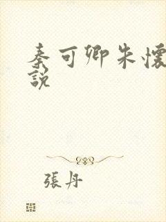 秦可卿朱怀镜小说
