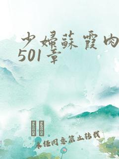 少妇苏霞肉欲第501章