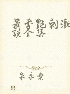 最香艳刺激的小说全集