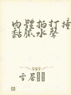 肉体拍打撞击出黏腻水声