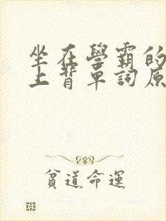 坐在学霸的棍子上背单词原文