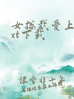 女总裁爱上我txt下载