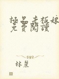 极品老板娘全文免费阅读