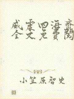威震四海齐等闲全文免费阅读无弹窗