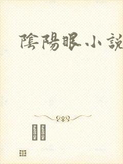 阴阳眼小说