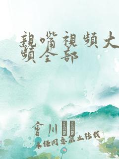 亲嘴视频大床视频全部