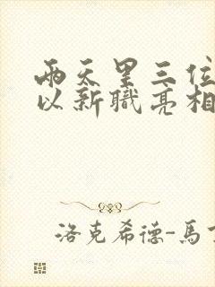 两天里三位将军以新职亮相