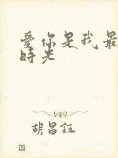 爱你是我最好的时光