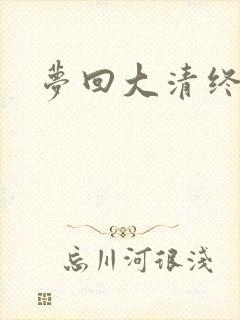 梦回大清终结篇