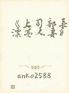 《上司部长出轨漂亮人妻》