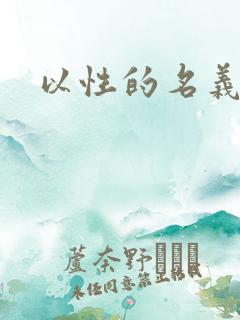 以性的名义