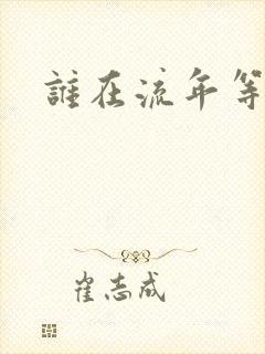 谁在流年等相遇