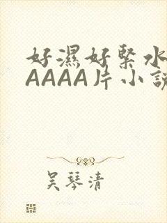 好湿好紧水多AAAAA片小说