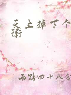 天上掉下个影卫卫