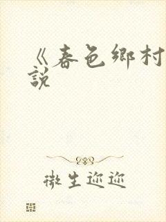 《春色乡村》小说