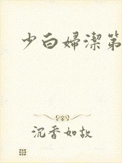 少白妇洁第二部