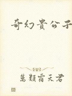 奇幻贵公子全集