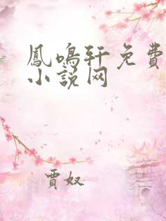 凤鸣轩免费言情小说网
