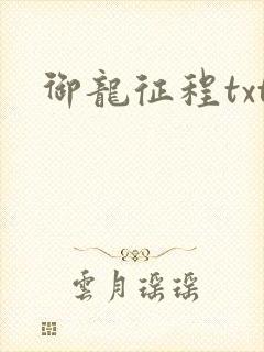御龙征程txt