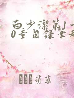 白少洁第1一40章目录笔趣阁