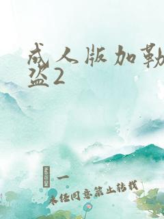 成人版加勒比海盗2