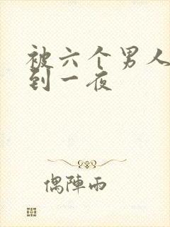 被六个男人躁J到一夜