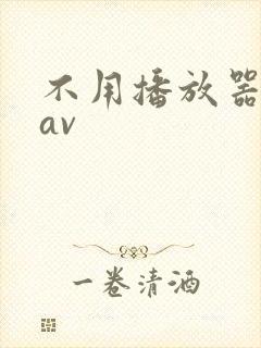 不用播放器的gav