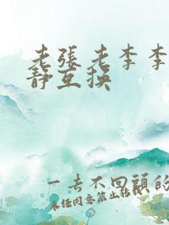 老张老李李娴张静互换