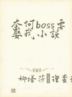 奈何boss要娶我小说